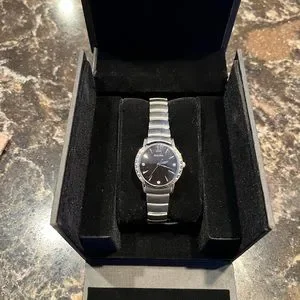 Bulova Woman’s Diamond Accent Stainless Steel Bracelet Watch 28mm 96R213. Bulova Women main image 4